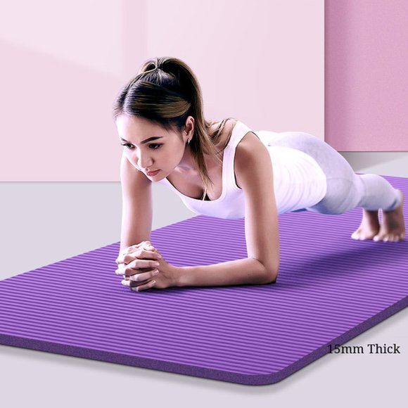 Thick Fitness Mat Non Slip 72"x24" - 1/2" Thick workout mat - Picture 12 of 12